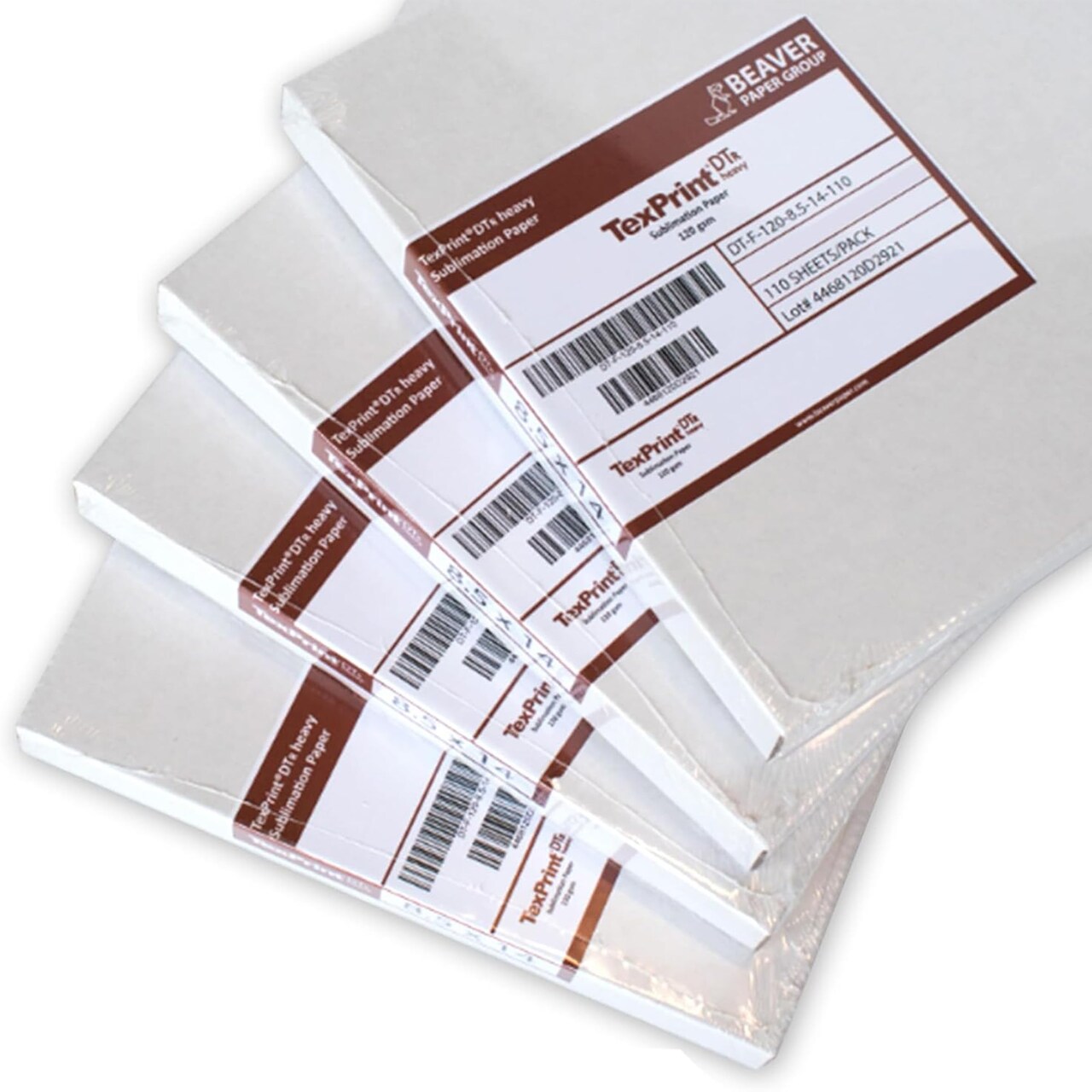 TexPrint DT Heavy for Ricoh and Virtuoso All-Purpose High Release Sublimation Transfer for Dye Sublimation, SawGrass Approved Sublimation Paper 110 Sheets